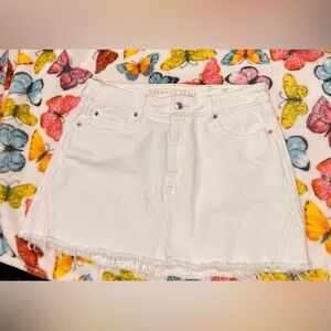 American Eagle Outfitters Women's White Jean Shorts